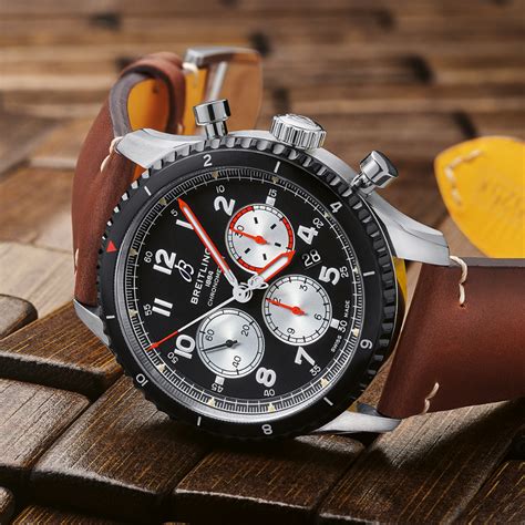 breitling aviator watches|pilot watch with rotating bezel.